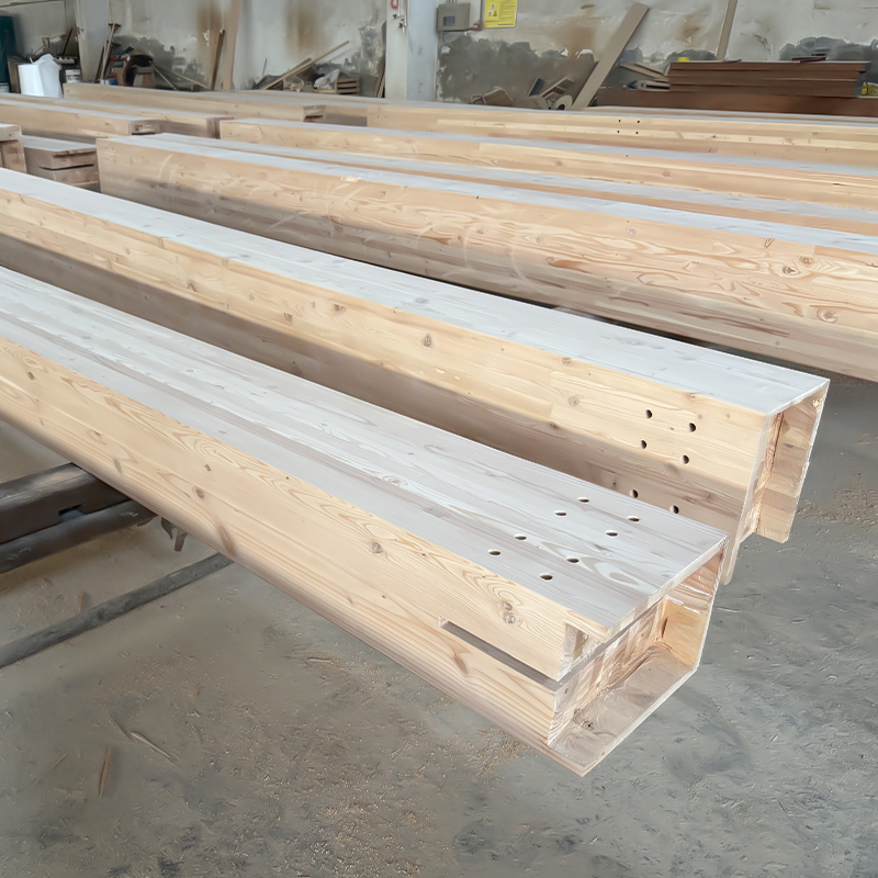Viga e poste Douglas Fir Glulam Viga e poste Douglas Fir Glulam
