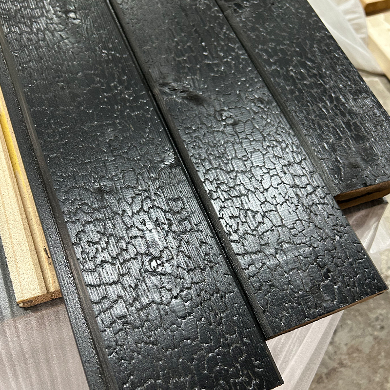 Painéis de parede Shou Sugi Ban