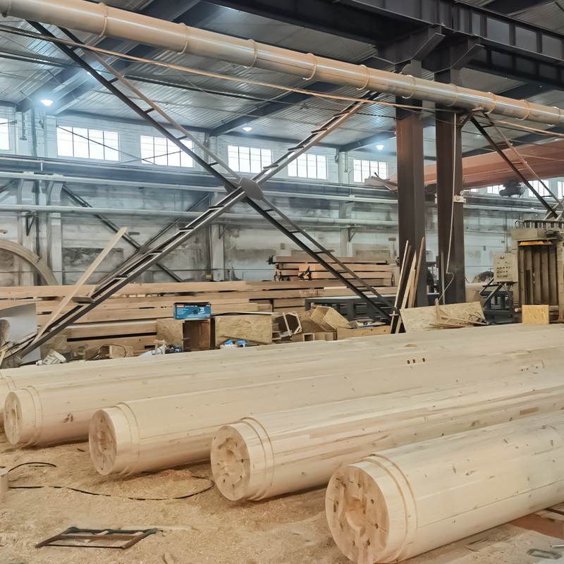 Coluna Glulam Redonda Douglas Fir Coluna Glulam Redonda Douglas Fir