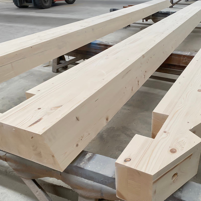 Viga e poste Spruce Glulam Viga e poste Spruce Glulam