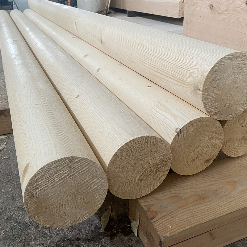 Viga e poste Spruce Glulam Viga e poste Spruce Glulam