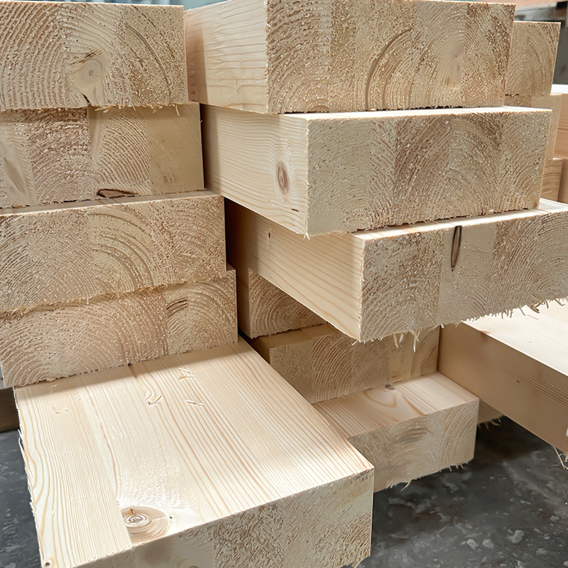 Viga e poste Glulam de pinho