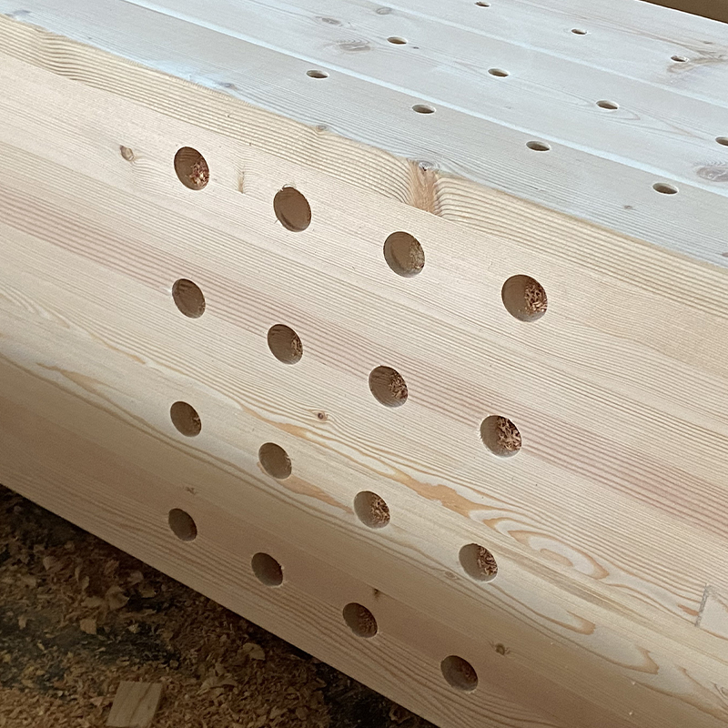 Viga e poste Douglas Fir Glulam Viga e poste Douglas Fir Glulam