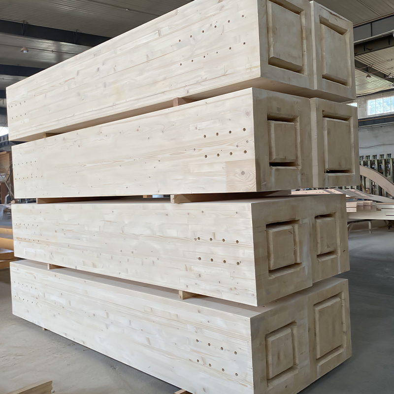 Viga e poste Spruce Glulam Viga e poste Spruce Glulam