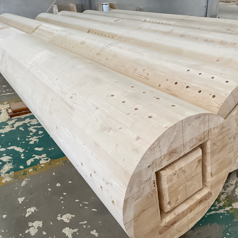 Coluna Glulam Redonda Douglas Fir Coluna Glulam Redonda Douglas Fir