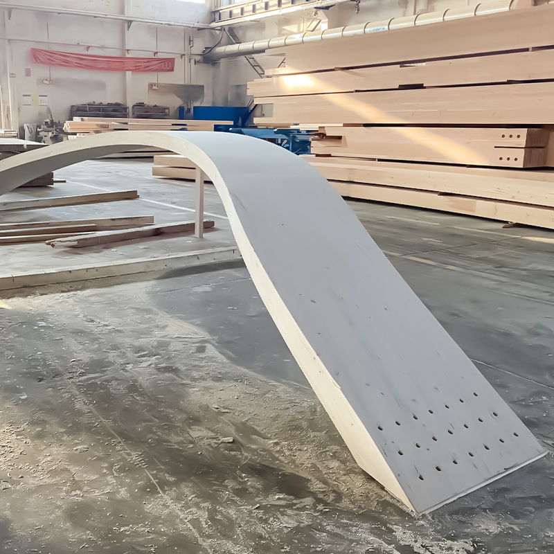 Spruce Glulam em formato especial Spruce Glulam em formato especial