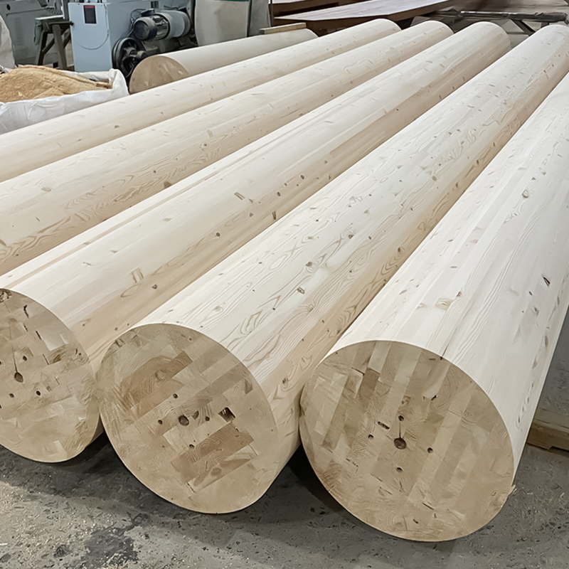 Coluna Glulam Redonda Douglas Fir Coluna Glulam Redonda Douglas Fir